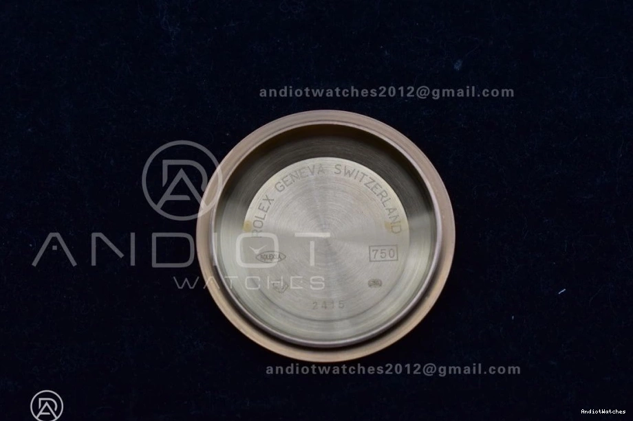 Diamond Square V5 Original DayDate RG (Gain Edition Dial Weight) President Best Steel 671 on 36 904L Grey with Bracelet vr3255 QF 0129